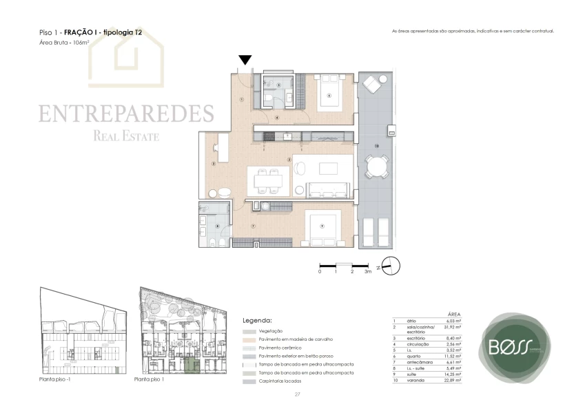 APARTAMENTO T2 COM VARANDA PARA COMPRAR EM PARANHOS - PORTO NUM EMPREENDIMENTO COM ESPAÇOS EXCLUSIVOS E ELEGANTES